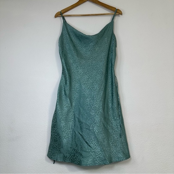 J for Justify Casual Teal Patterned Mini Dress - Picture 1 of 10